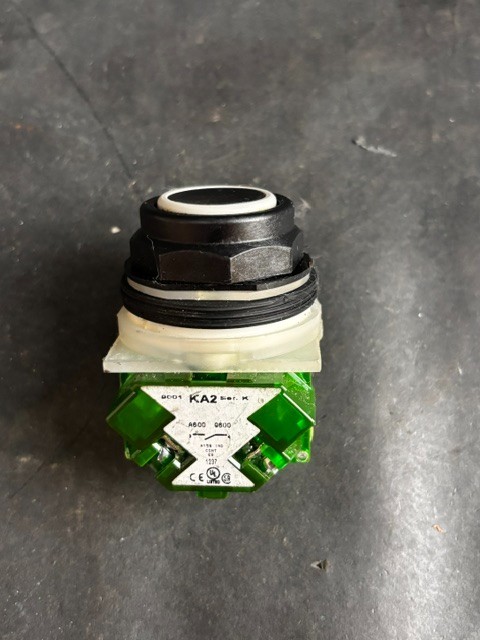 SQUARE D 9001KA-2 SERIES K BLACK PUSHBUTTON ($13 OBO)