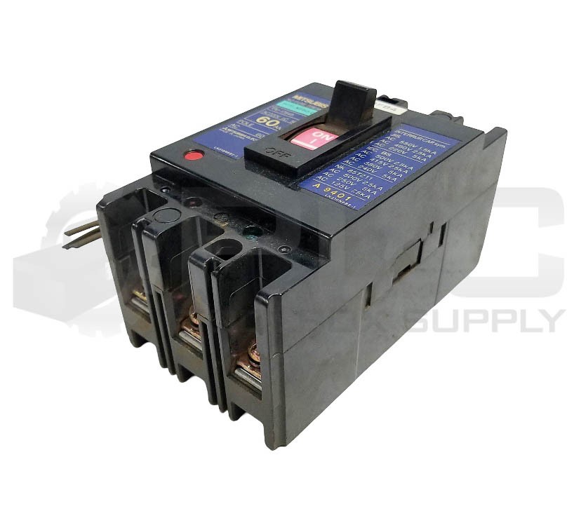 MITSUBISHI NF60-CS NO-FUSE CIRCUIT BREAKER 60AMP 3P 600V