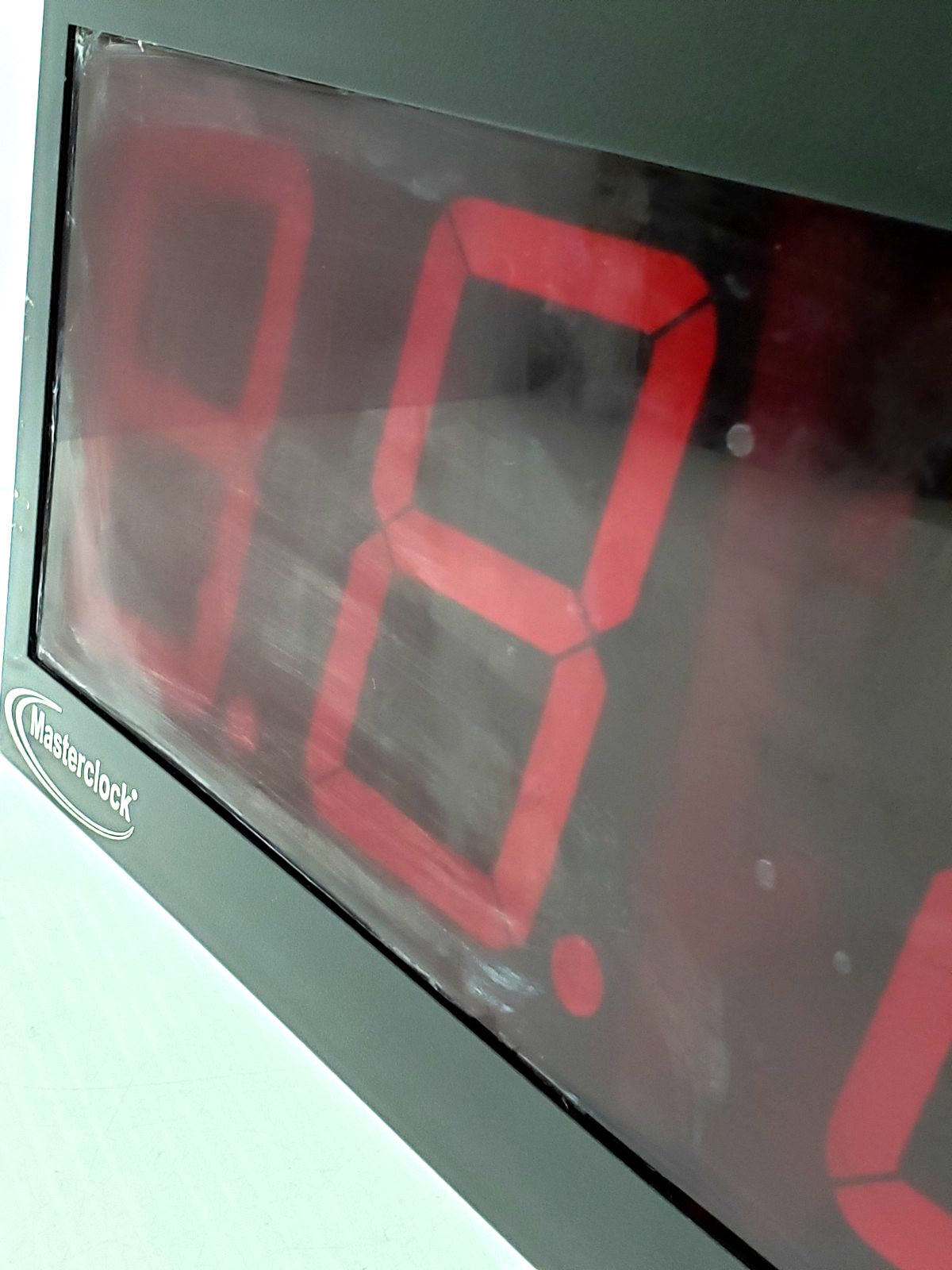 Lot of 2 MASTERCLOCK NTDS44 Network POE NTP Time Protocol LED Display Clock