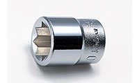 Koken Double Quadruple Socket, 2415A-5/16, 6.35mm Drive x 22mm Overall Length x
