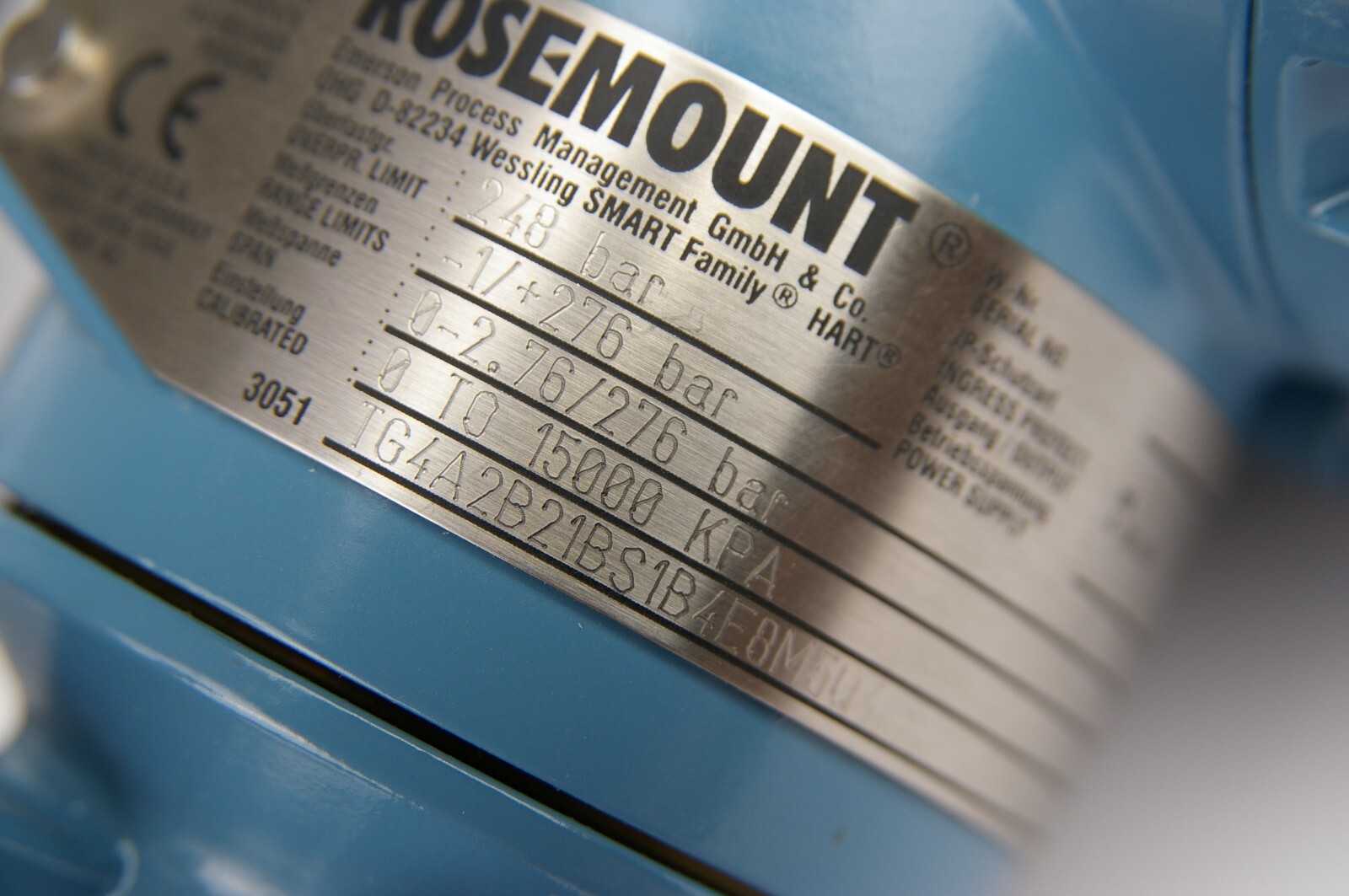 Rosemount 3051TG4A2B21BS1B4E8M5Q4Q8Q31Q32 1199PDC54AFCWG6DA00