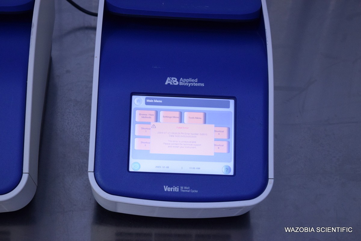LOT OF 3 AB APPLIED BIOSYSTEMS 9902 VERTI 96 WELL THERMAL CYCLER PCR 4375786