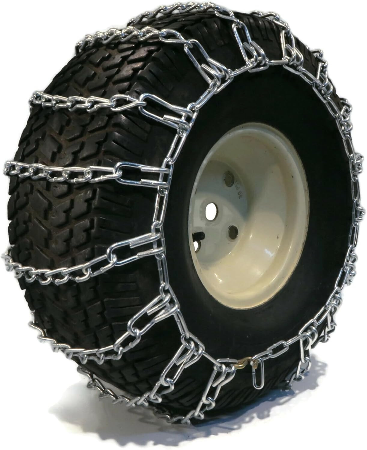 2 Link TIRE Chains 18X6.50-8 18X650-8 18X650X8 18-6.5-8 Tractor Rider Snowblower