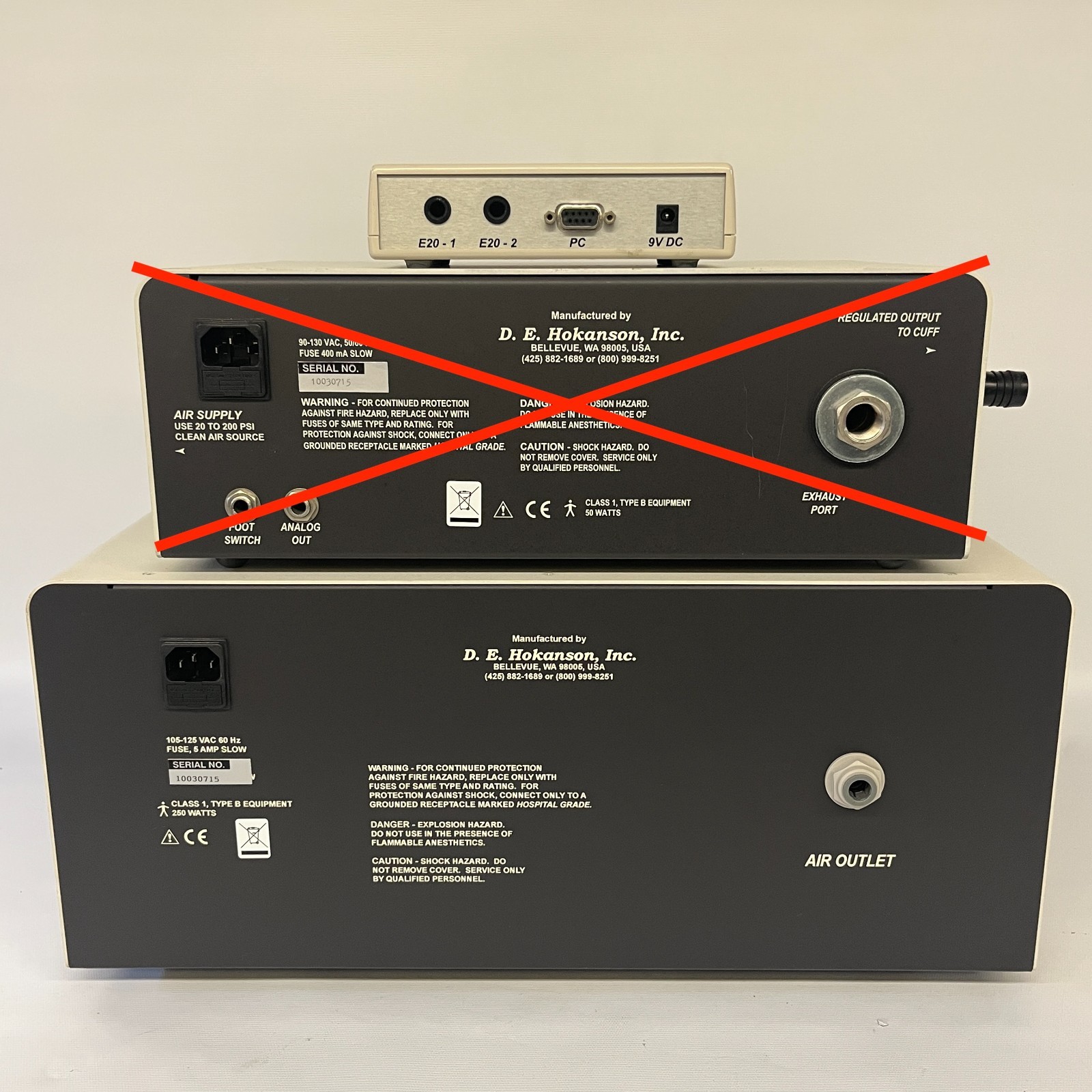 Hokanson AG101 Cuff Inflator Air Source w/ IB4 + Extras