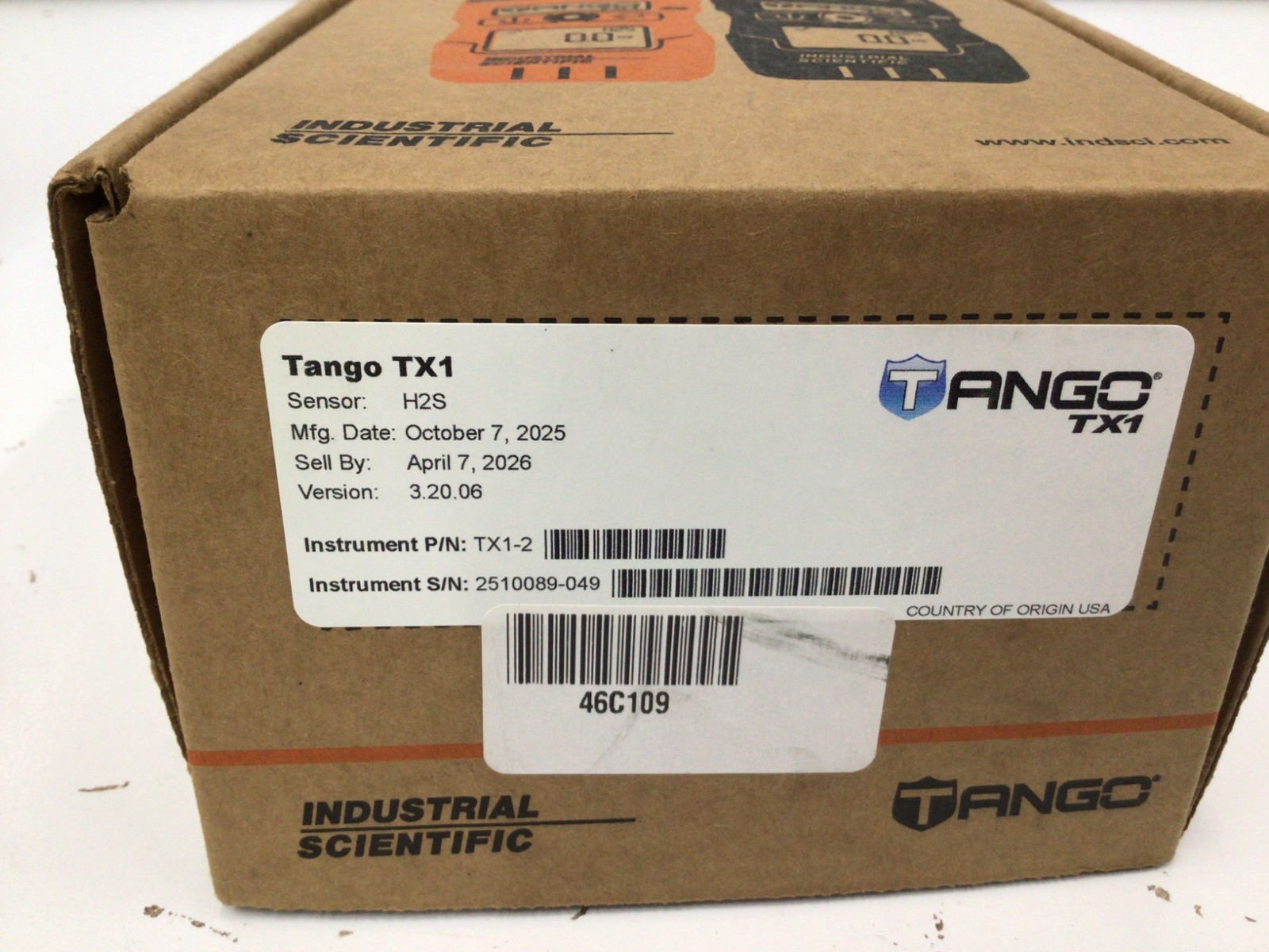 Industrial Scientific Tx1-2 Single Gas Detector, H2s, 0-200Ppm SB:APRIL 7 2026