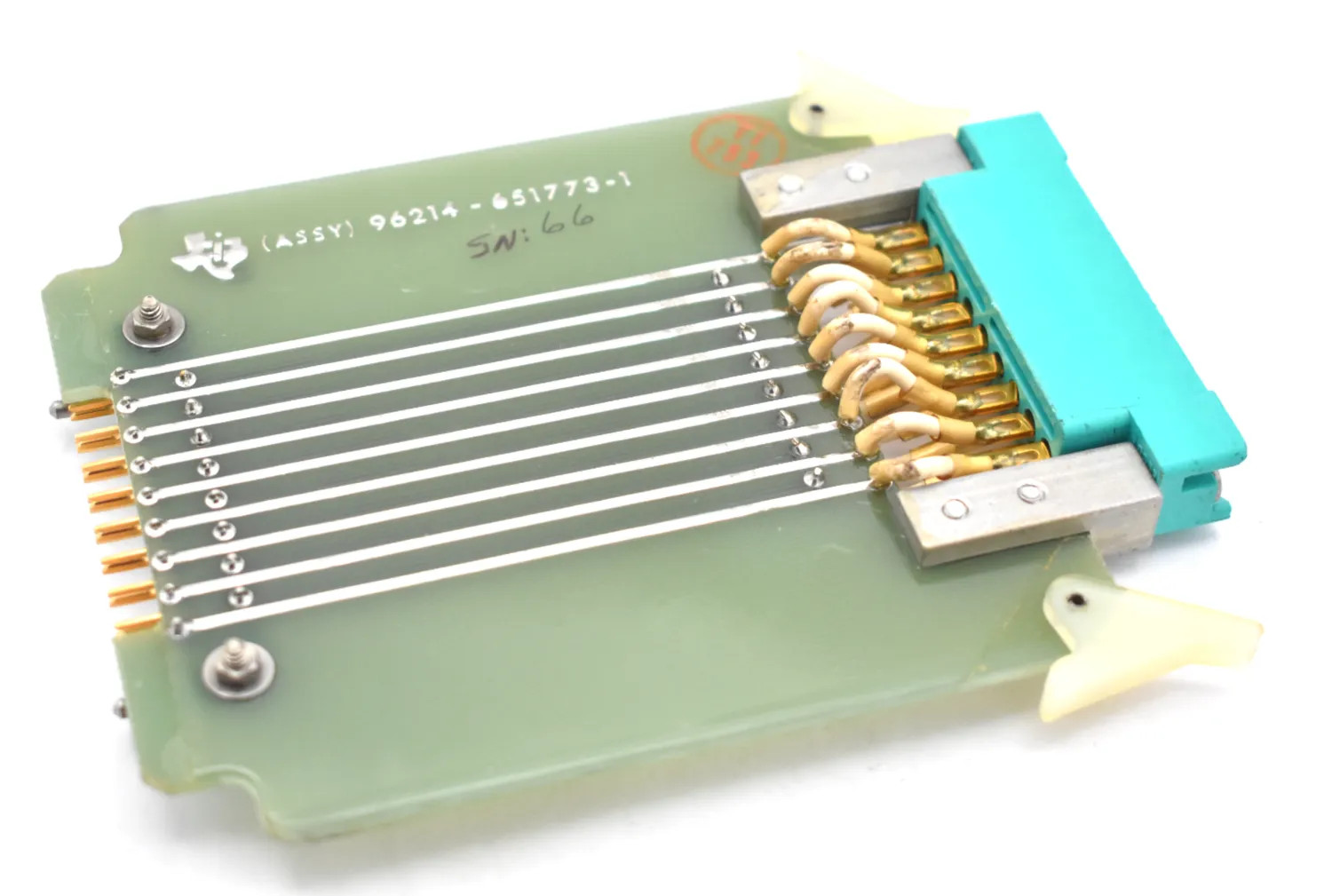 RAYTHEON COMPANY 651773-1 PRINTED WIRING BOARD, EXTENDER BOARD