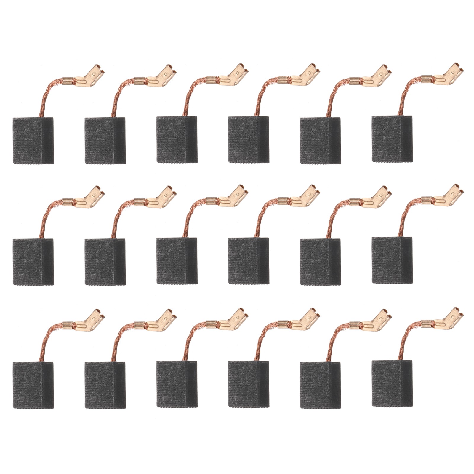 20 Pack Carbon Brushes Set Replaces 14x12x6.5mm for Most Power Tools Motor