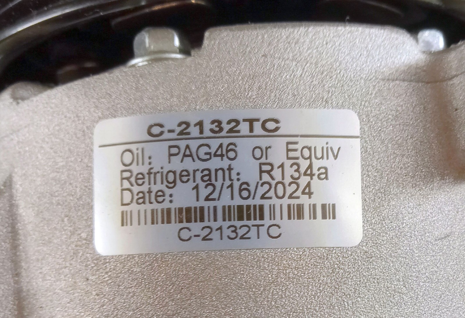 1 NEW UNBRANDED C-2132TC A/C COMPRESSOR WITH CLUTCH NNB ***MAKE OFFER***