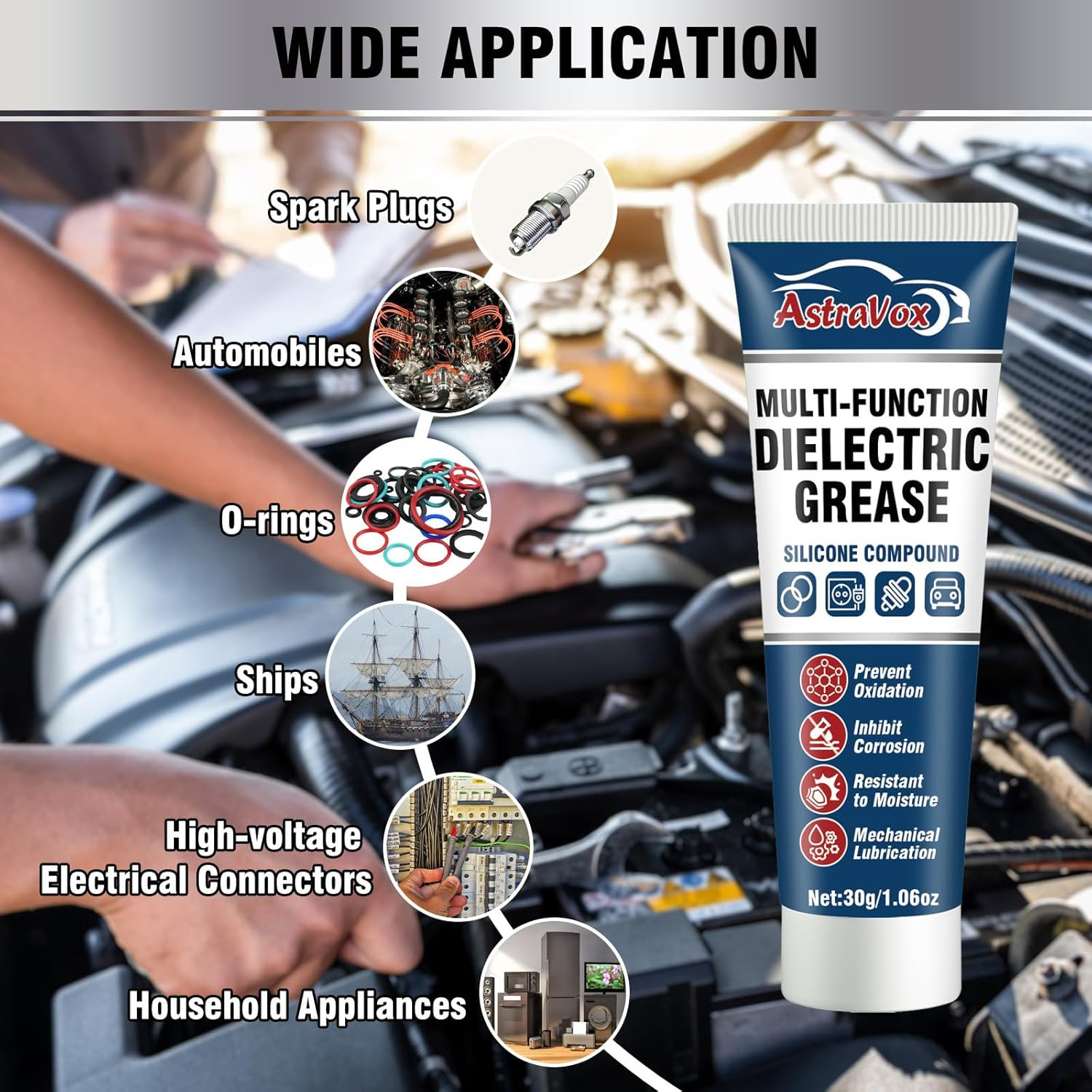 Silicone Dielectric Grease for Electrical Connectors Automotive, Dialectric Grea
