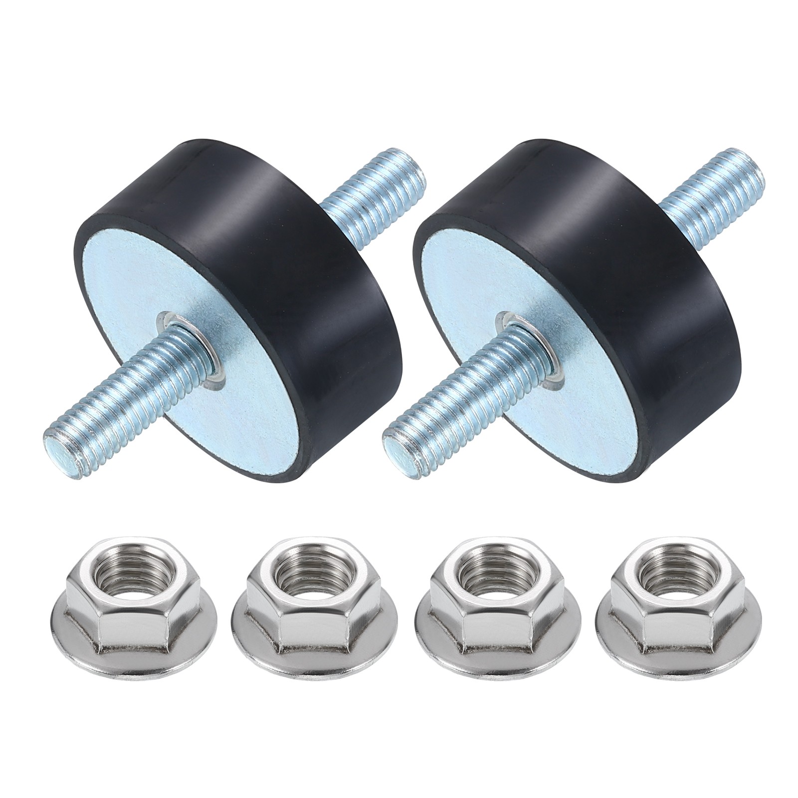 M10 x 27mm Rubber Mounts 20 x 50mm Rubber Vibration Isolator with Nuts
