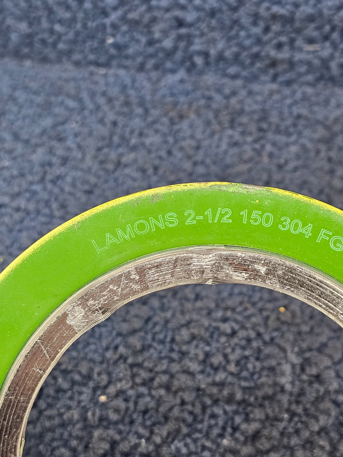 (2 PCS) LAMONS Spiral Wound Gasket w/ Inner Ring 2-1/2″ B16.20 150 304 FG CRS