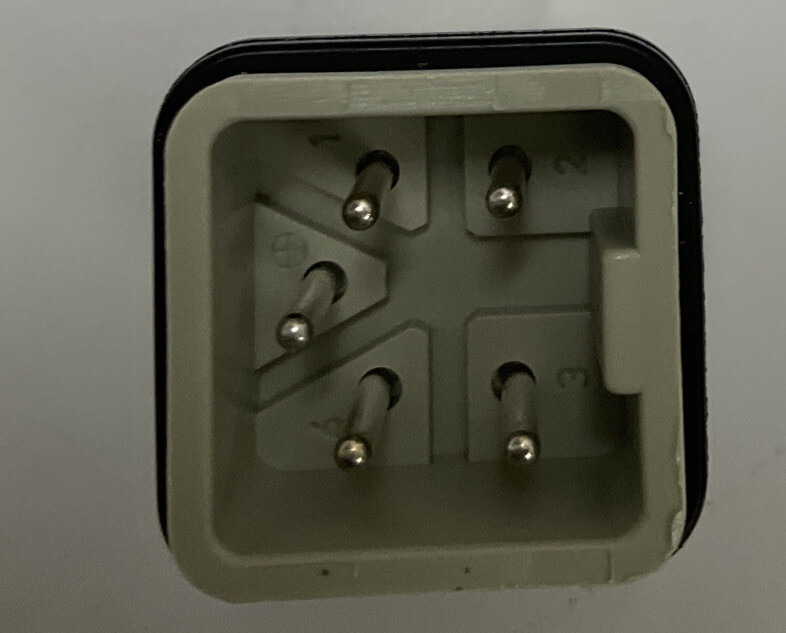 Lapp/Epic 10431000 H-A 4 SS 4+PE Male Connector Plug (YE233)