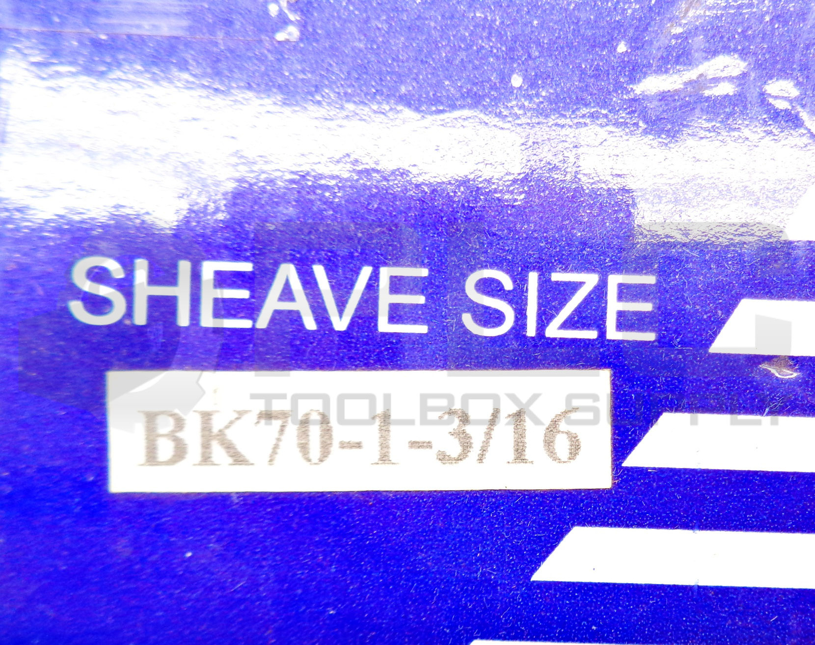 NEW SST CORPORATION SHEAVE SIZE BK70-1-3/16