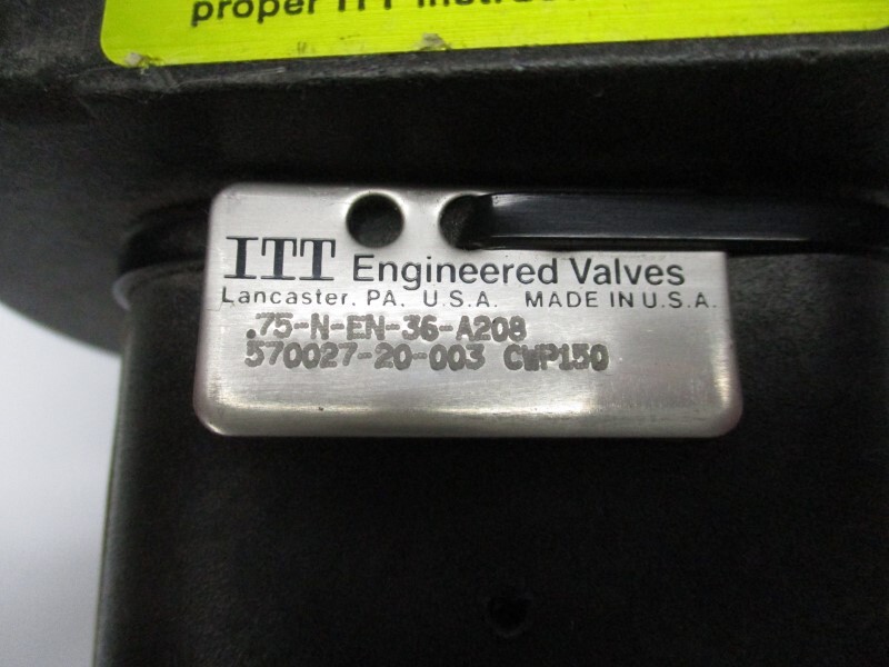 ITT .75-N-EN-36-A208 90PSI 3/4″ UNMP