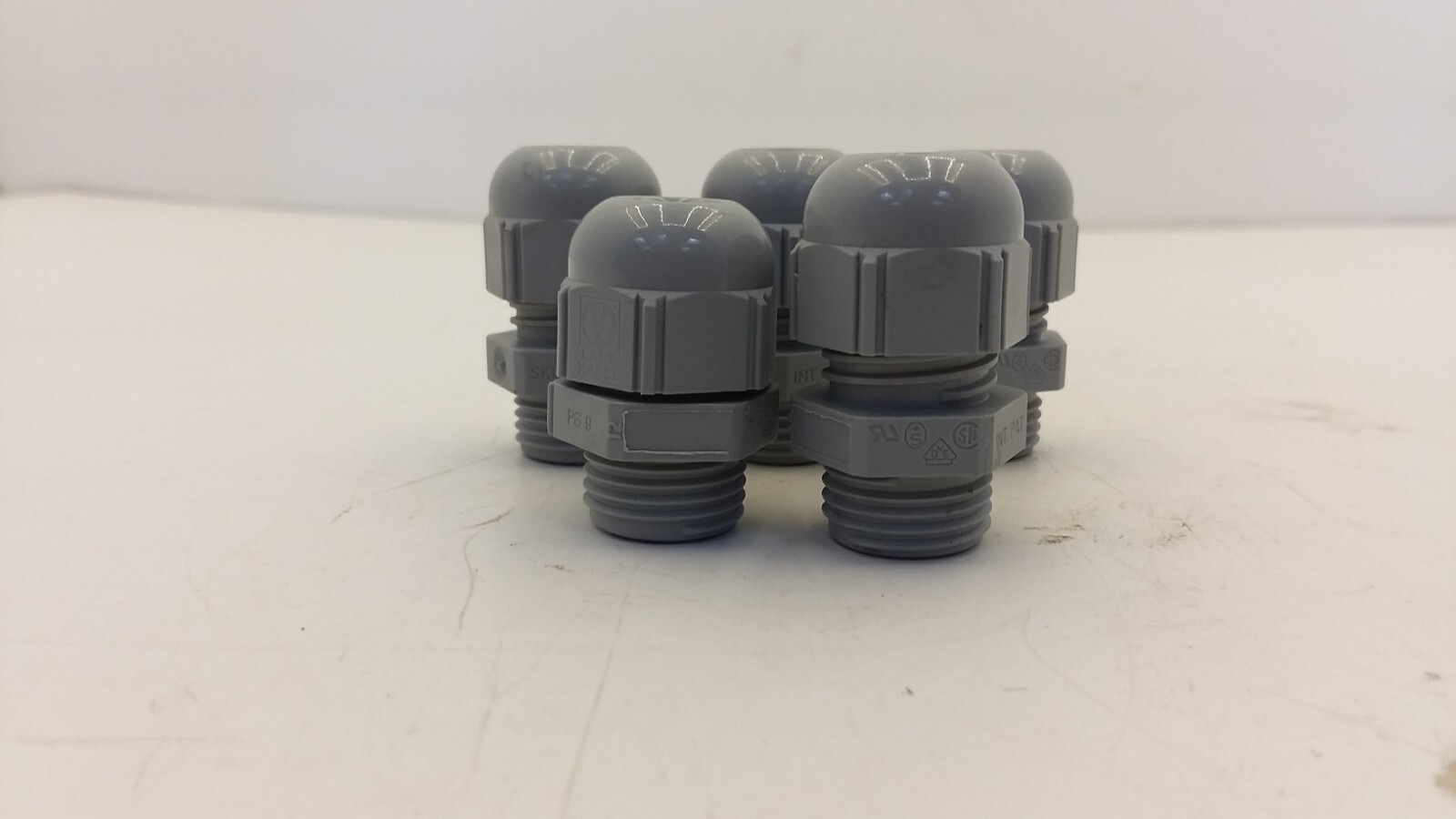 LAPP KABEL PG 9 PLASTIC CABLE GLAND FITS WIRE/CABLE 0.089″ – 0.34 LOT OF 5 NNB