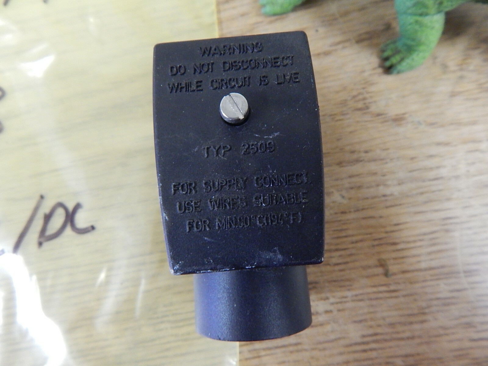 Berkert 2509 Cable Plug Valve 137943 W23LM *FREE SHIPPING*