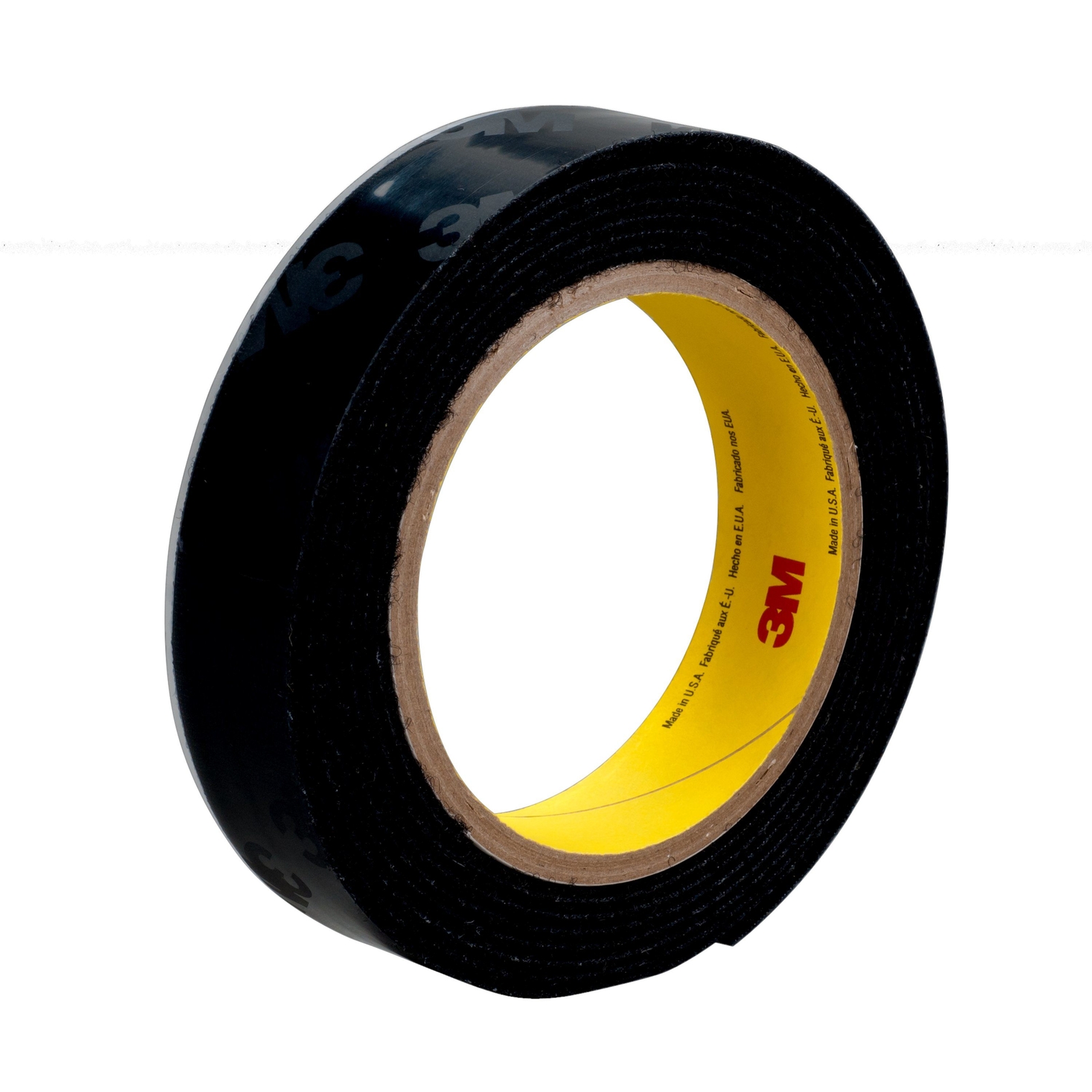 3M Loop Fastener SJ3531, Black, 1 in x 50 yd, 3 per case (Case of 3)