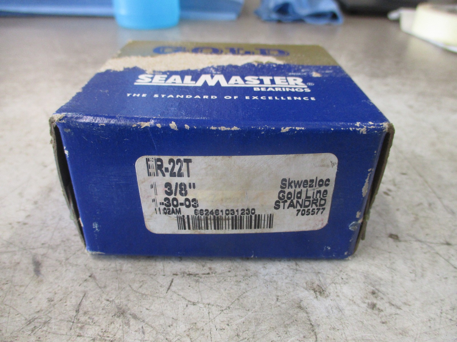 SealMaster Gold Line Bearing ER-22T Size: 1 3/8″ New Surplus