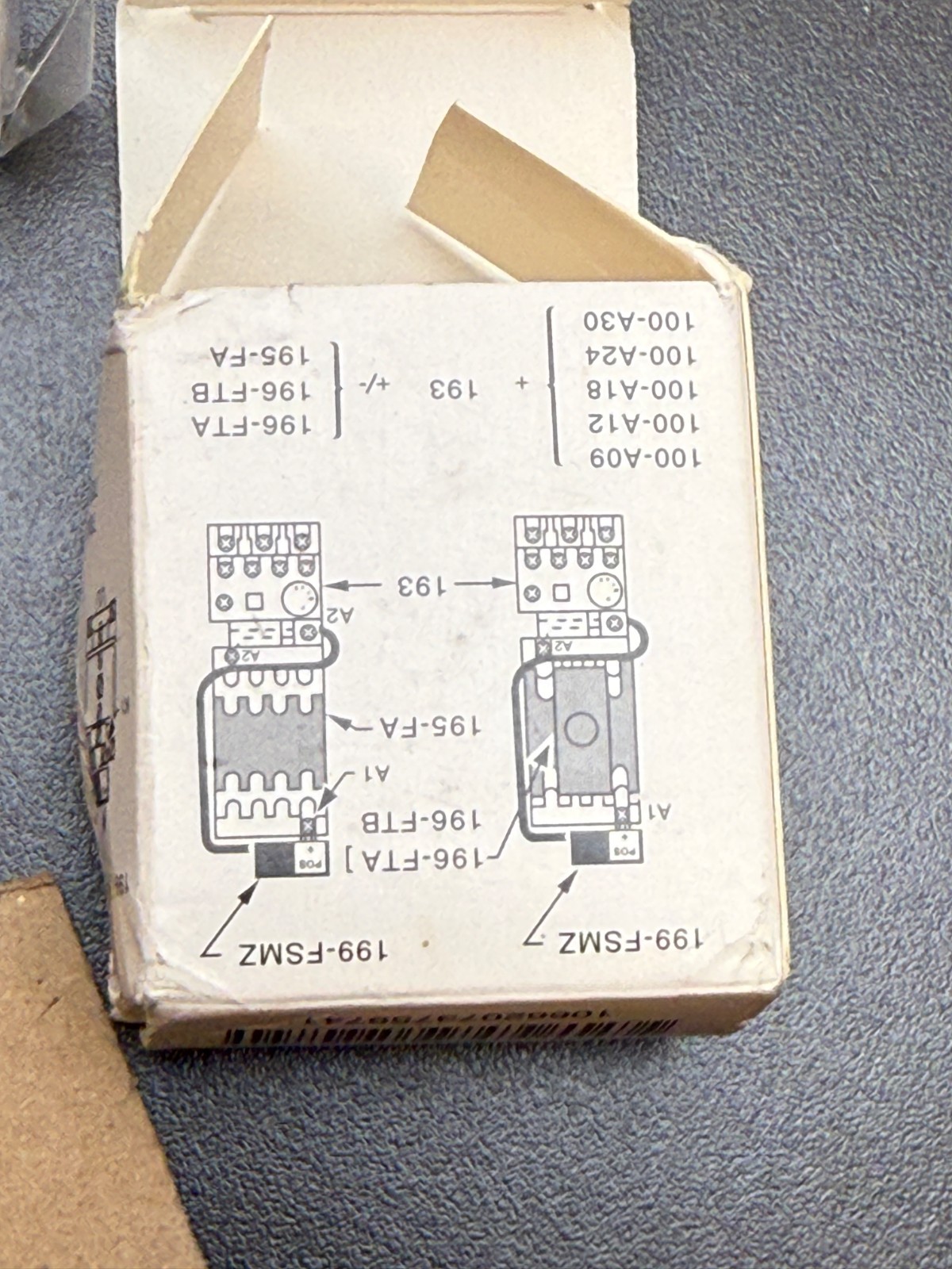 Allen Bradley 199-FSMZ-1 Fuse Holder Kit 199 Series Motor Protection NEW