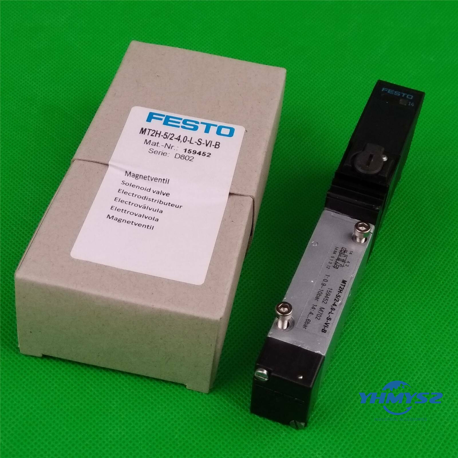 NEW FESTO MT2H-5/2-4 0-L-S-VI-B 159452 MT2H-5 / 2-4,0-L-S-VI-B #Y