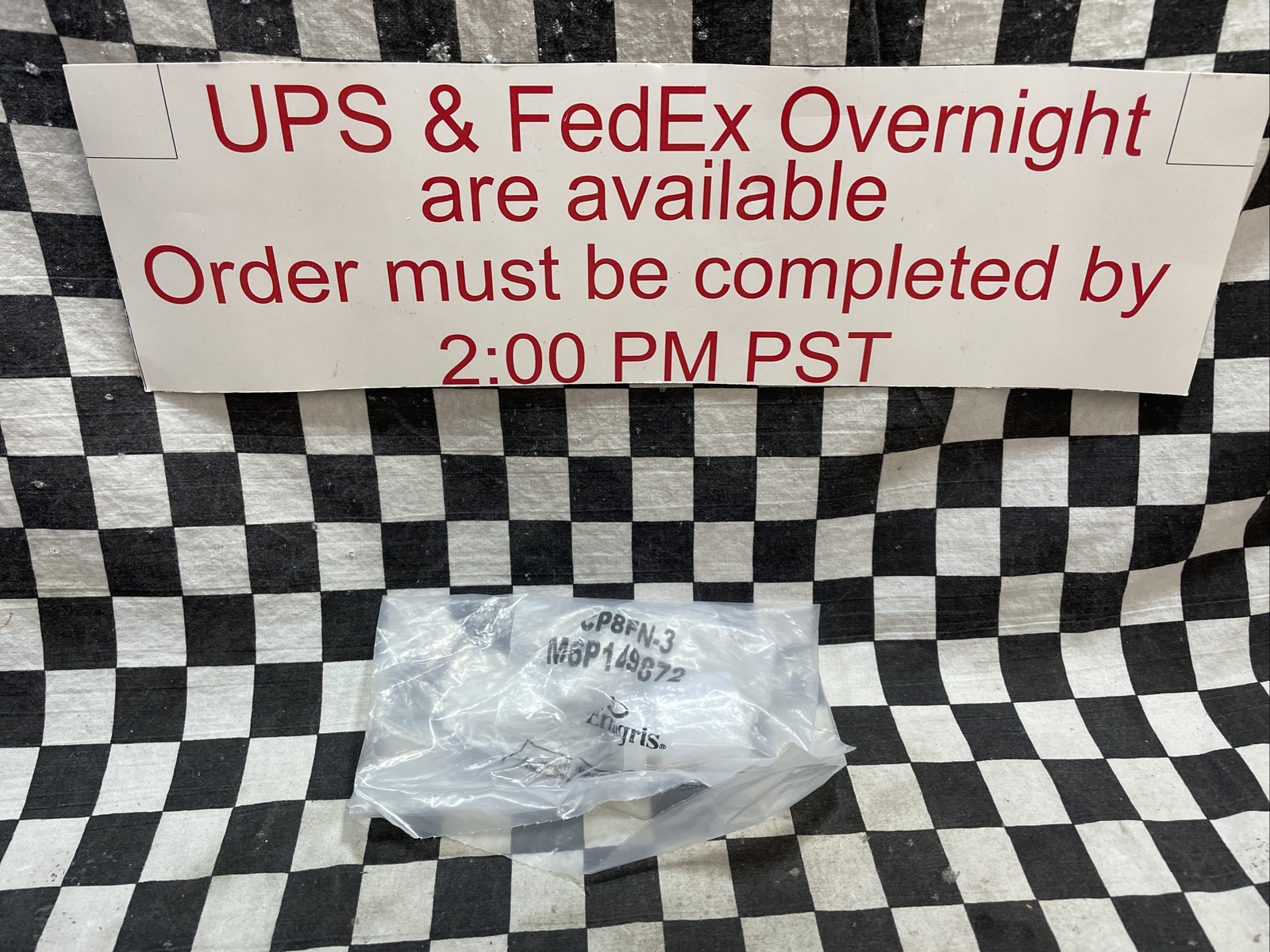 Entegris CP8FN-3, CP8FN3, M6P149872, TUBE CAP W/NUT, SHIPSAMEDAY#W60