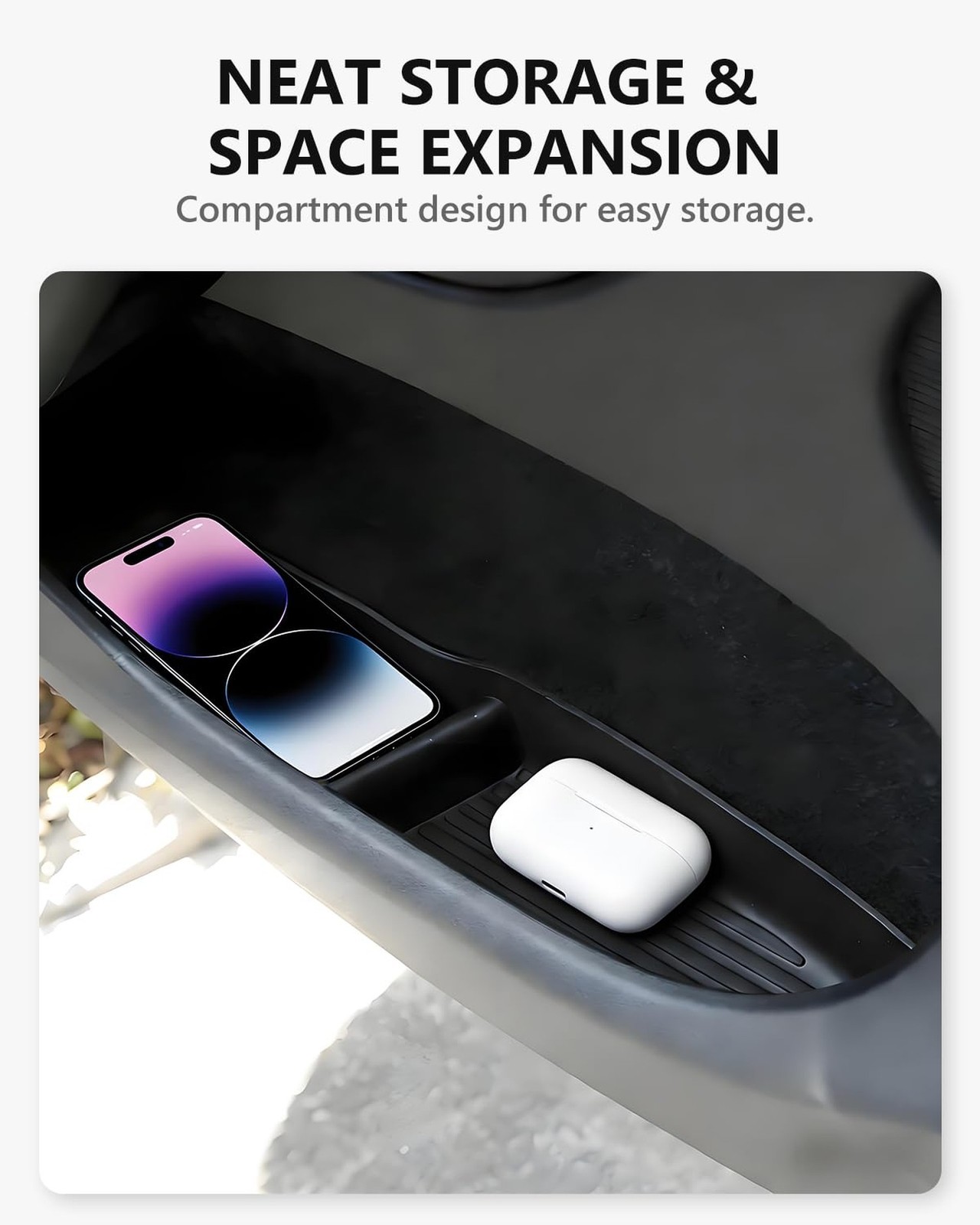 4PCS Door Side Storage Box for New 2025-2026 Tesla Model Y Juniper, Waterproo…