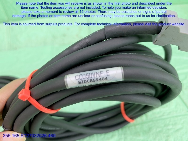 Oriental motor CC050VNF-M + CC050VNF-E Cable as in photos, sn:9343, DHL,SALE