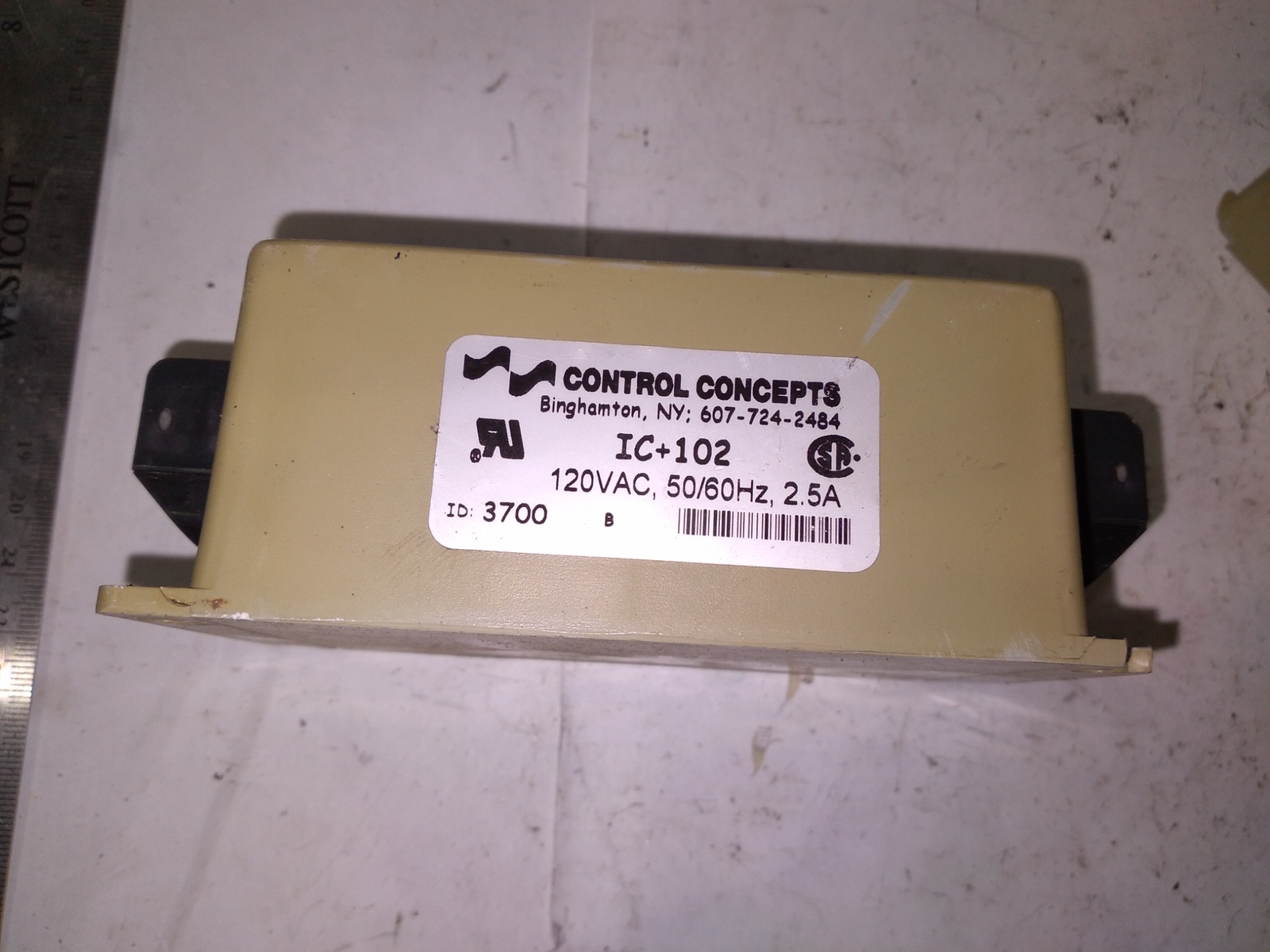 CONTROL CONCEPTS IC+102 120VAC 50/60HZ 2.5A