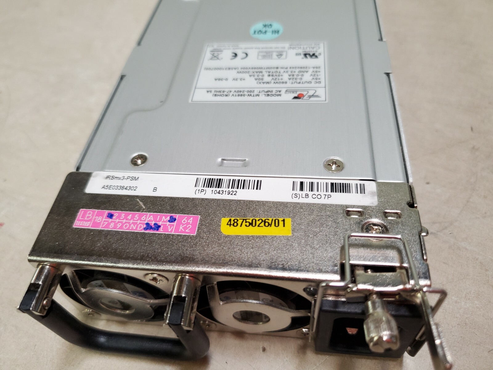 1PS MTW-5661V(ROHS) IRSmx3 PSM UNTESTED AS IS #T538