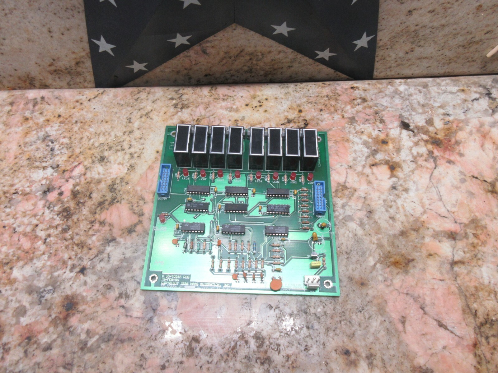 1997 HAAS HS-1 CNC MILL CIRCUIT BOARD 65-1056A PCB 19-FEB-96 32-3085A WARRANTY