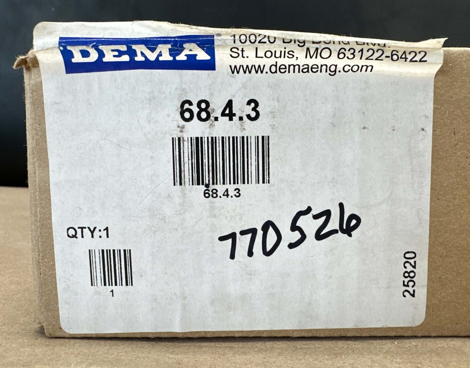 DEMA Engineering 68.4.3 Faucet Adapter Kit For Chemical Dispensing || NEW SEALED