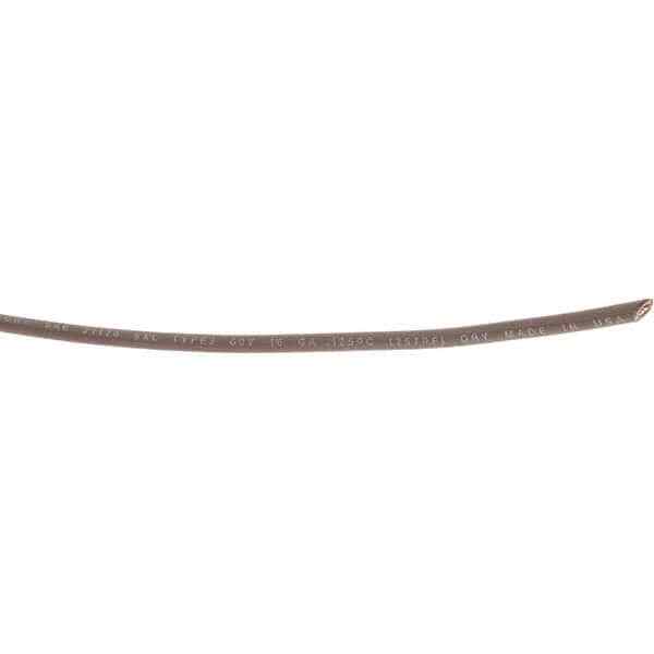 EastPenn 23436 16 AWG, 100′ OAL, Hook Up Wire Brown Polyethylene Jacket