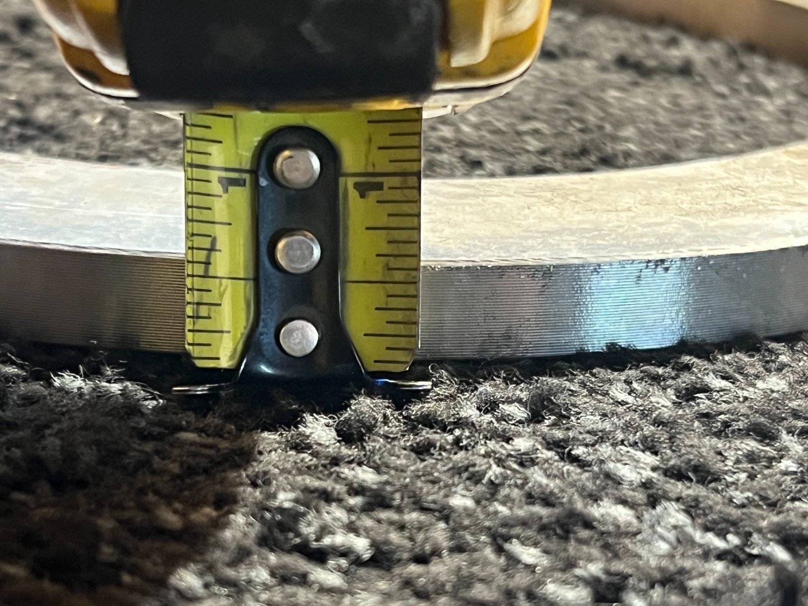 Mild Steel Spacer Ring 12″ Outer Dia x 0.5″ Thick, Silver 64858-01 051932X0013