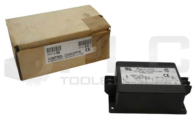 NEW CONTROL CONCEPTS I-105 ISLATROL ACTIVE TRACKING FILTER, 120V 50/60Hz