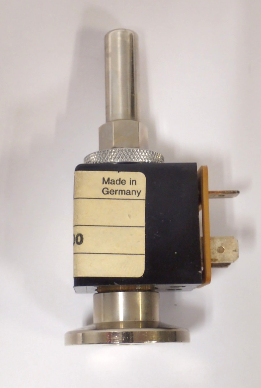 PFEIFFER TVF 010 PM Z01 000 6Vdc VENTING VALVE NW10 UHV ULTRA HIGH VACUUM