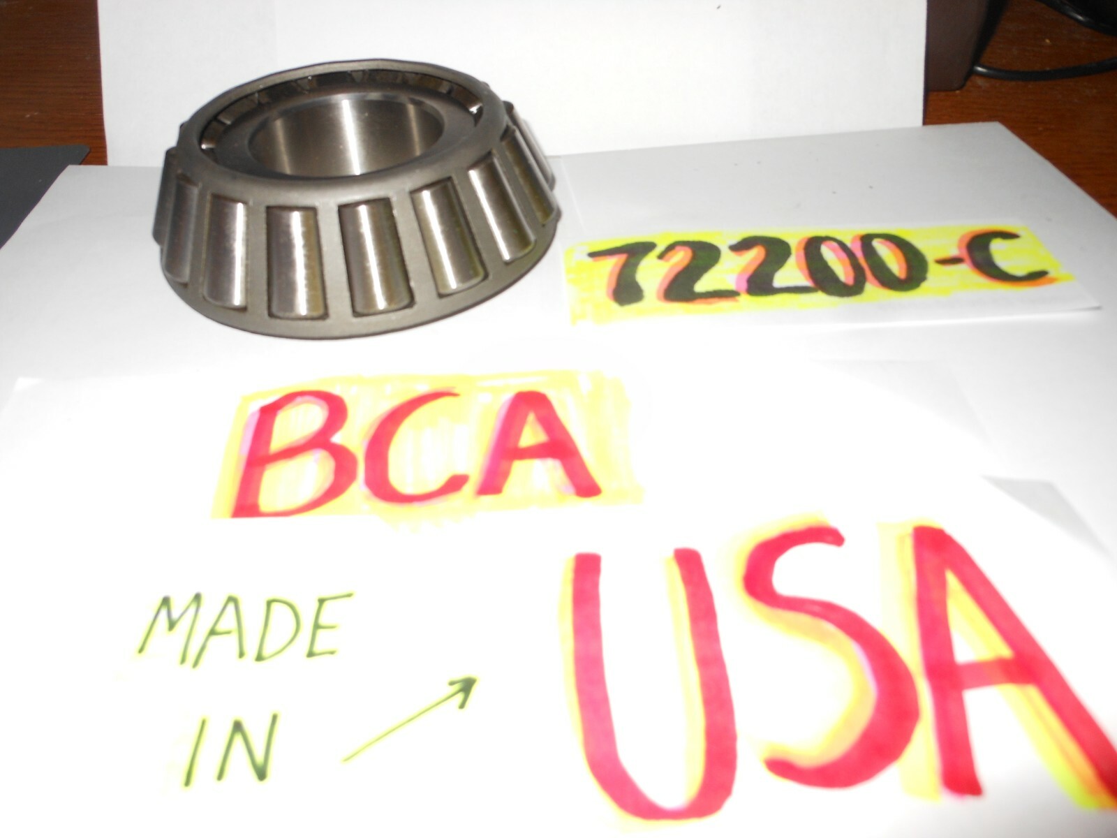BCA/BOWER 72200C TAPERED ROLLER BEARING CONE~ NEW ~2″ BORE~FREE SHIPPING