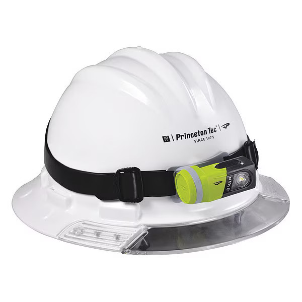 Princeton Tec SNAP-IND Headlamp, 250 lm, Green/Black, Industrial