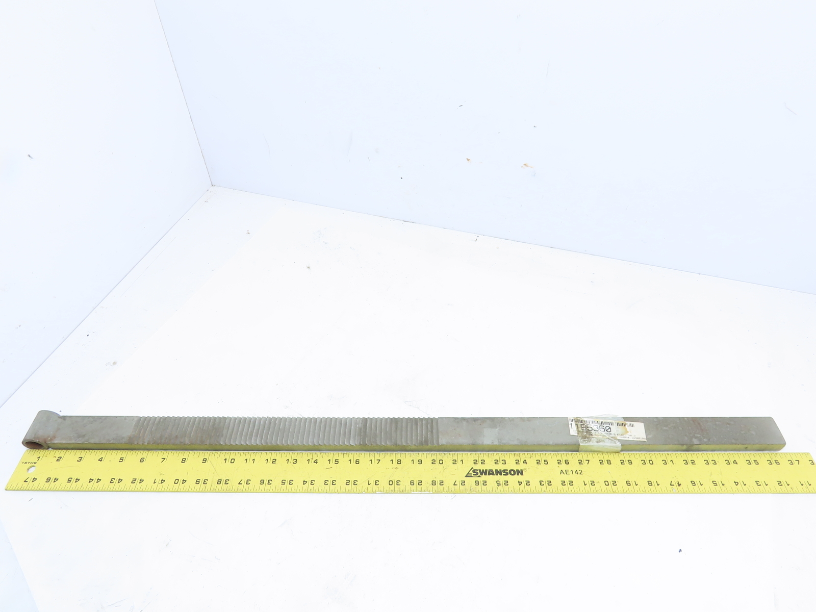 3/4″X1-1/2″ Steel Linear Straight Rack With Ratchet Teeth 1/4″Pitch 36-5/8″ OAL