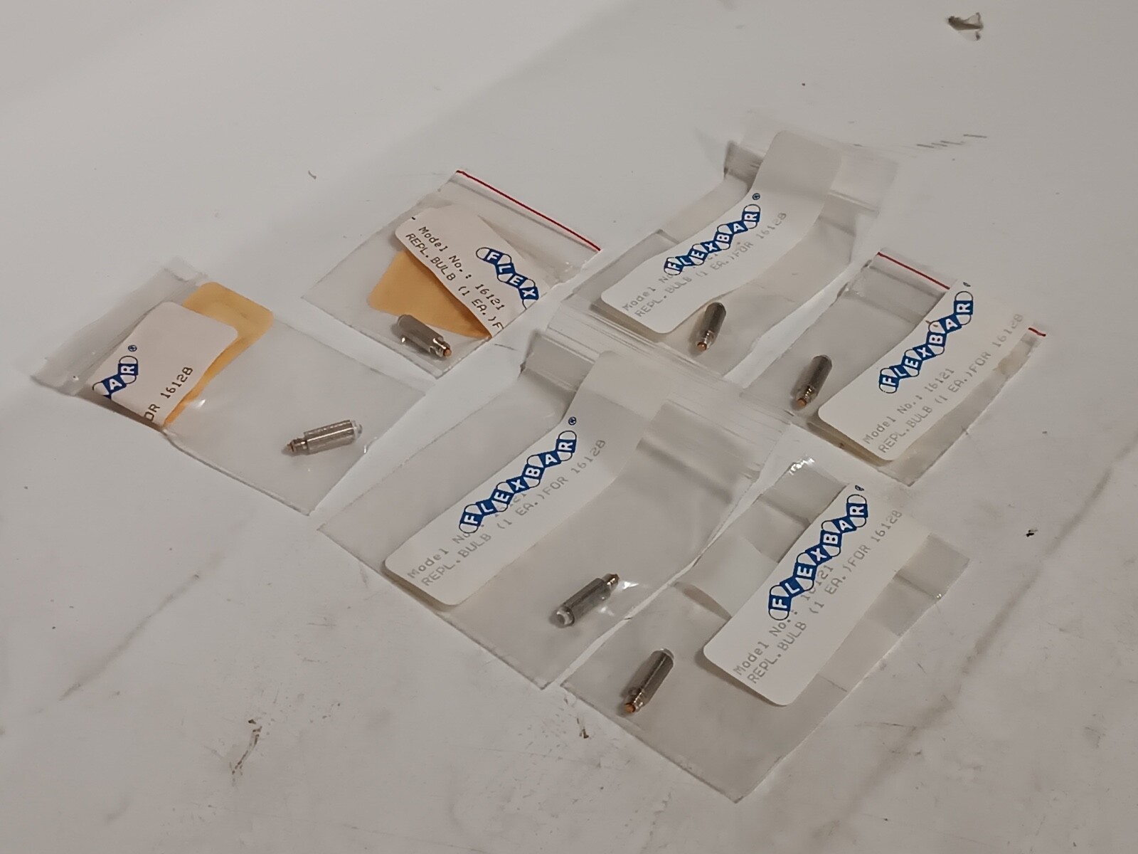 Lot of 6 Flexbar 16121 Replacement Bulbs for 16128, original packaging, as shown