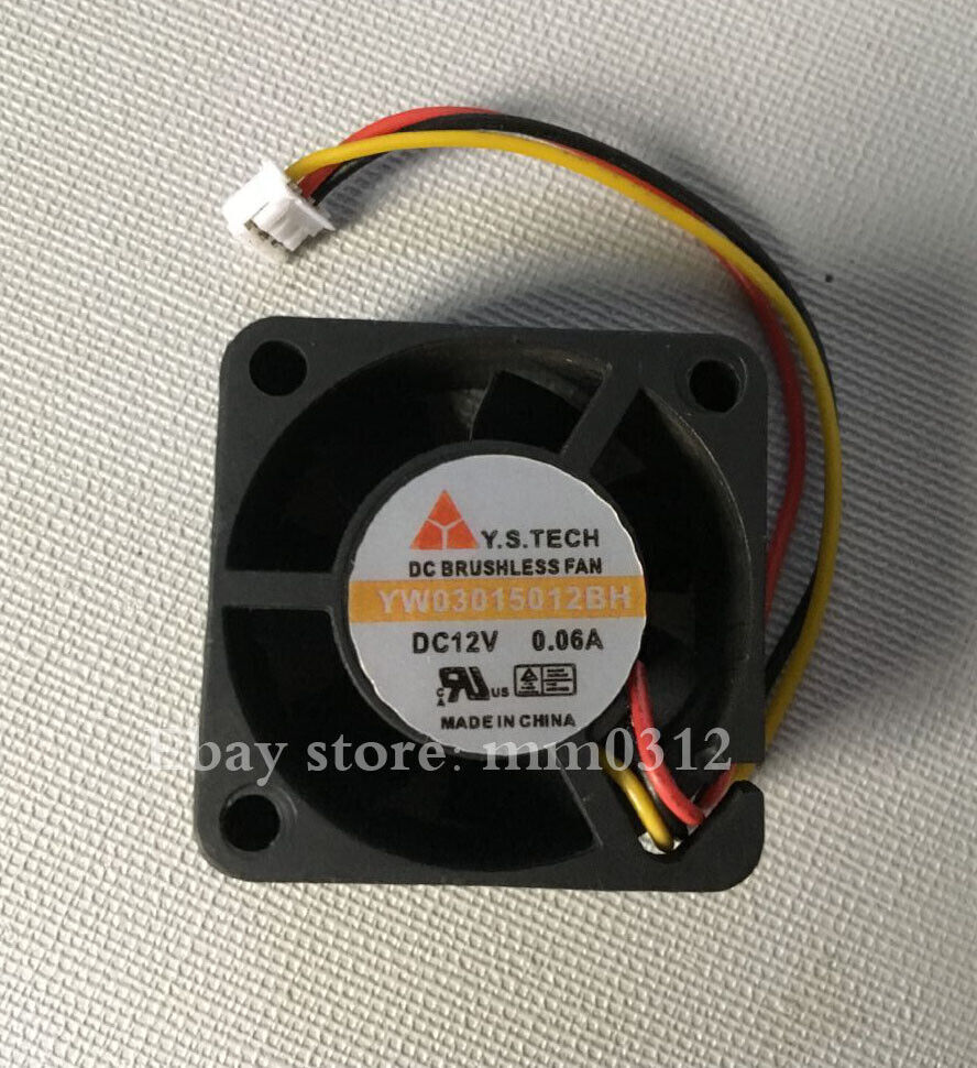 Y.S.TECH YW03015012BH DC12V 0.06A 3CM hard disk box graphics card cooling fan