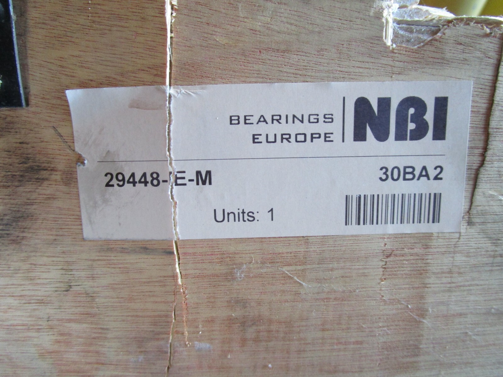 NBI ZKL 29448-E-M, 29448M, Spherical Thrust Roller Bearing (SKF, NSK)