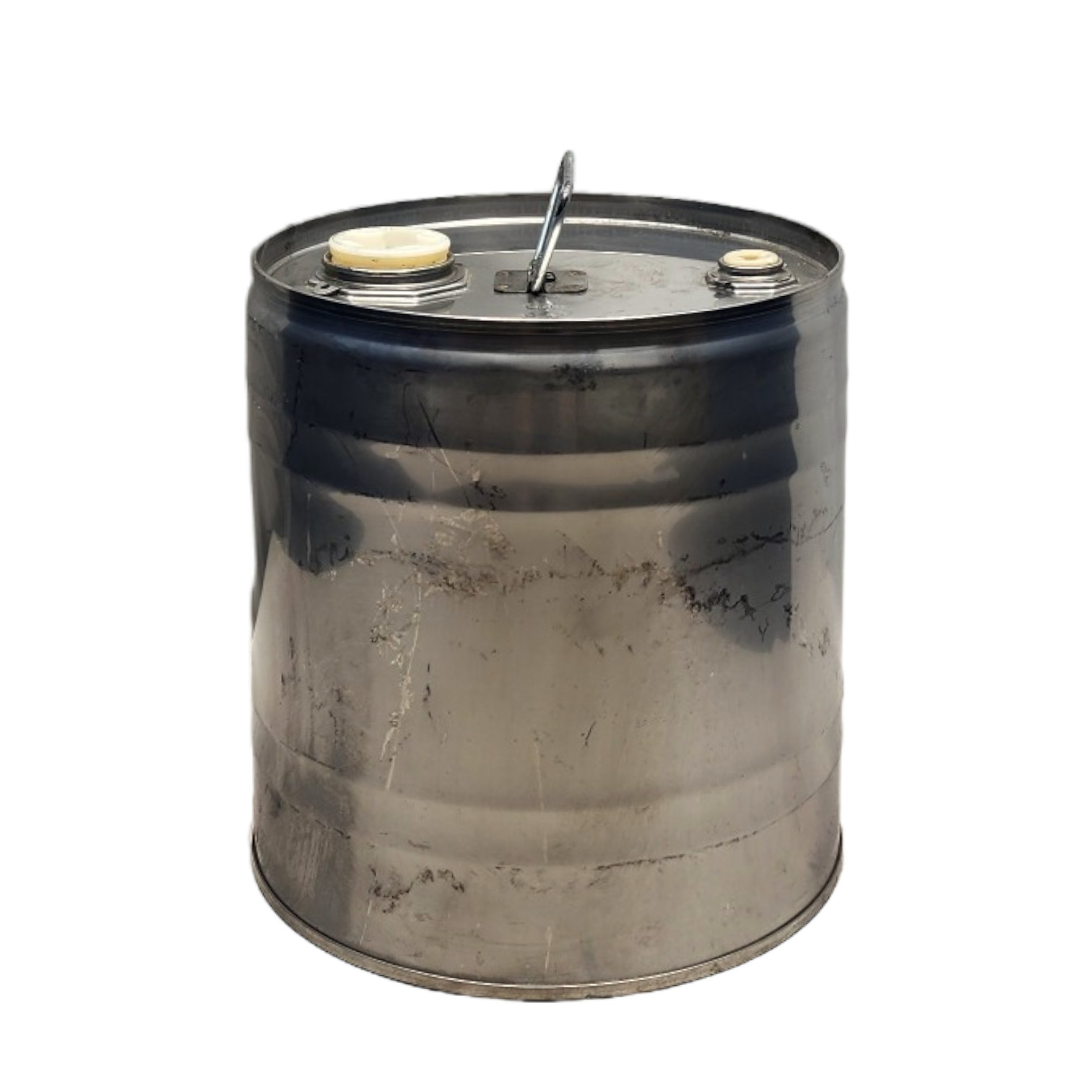 Used 5 Gallon Stainless Steel barrel drum closed head