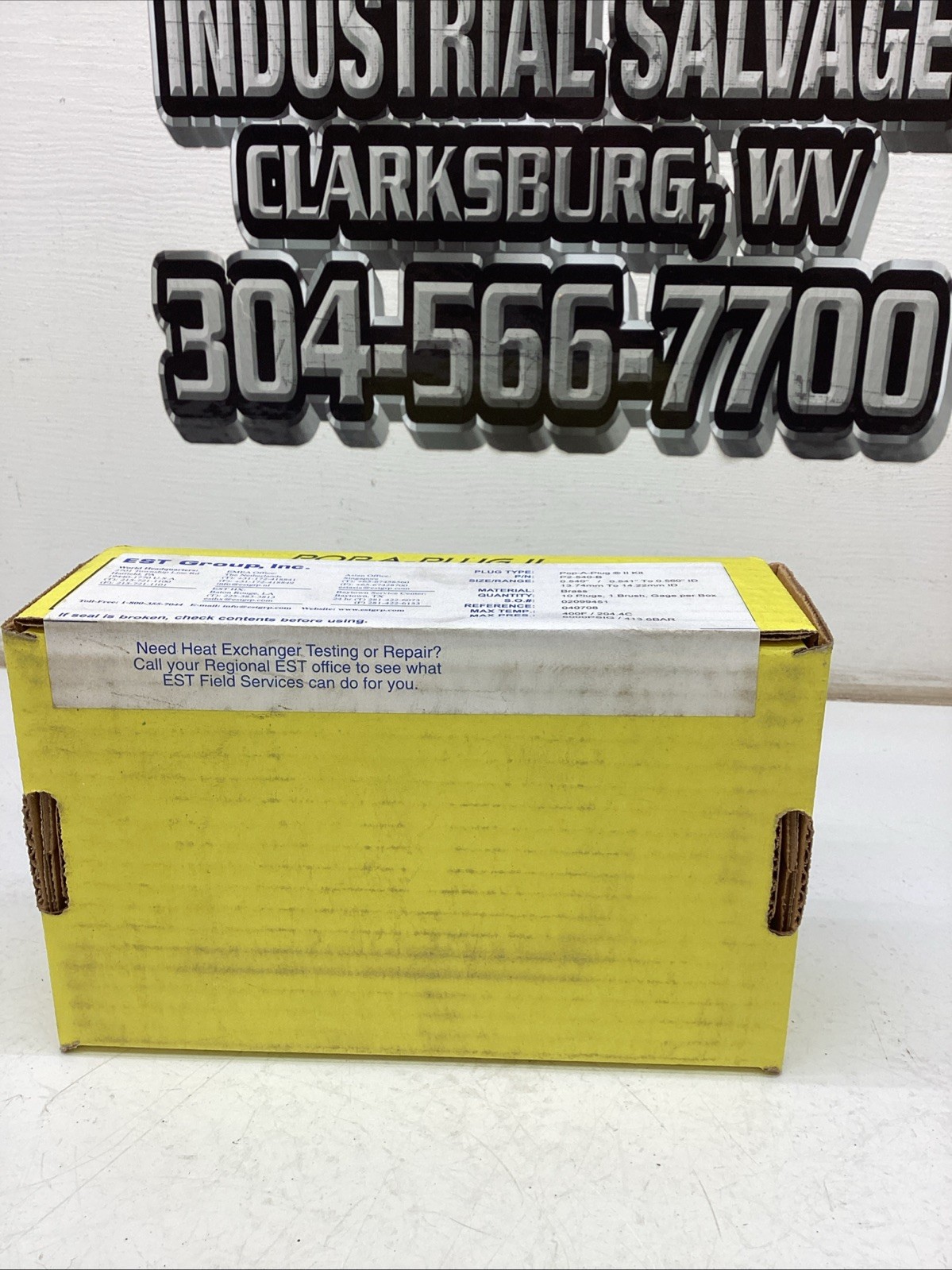 EST Group Inc Pop-A-Plug II Kit P2-540-B NIB Sealed