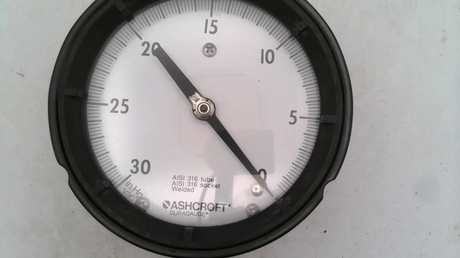 ASHCROFT 45 1279SS 04L 30/0 INH DURAGAUGE PRESSURE GAUGE