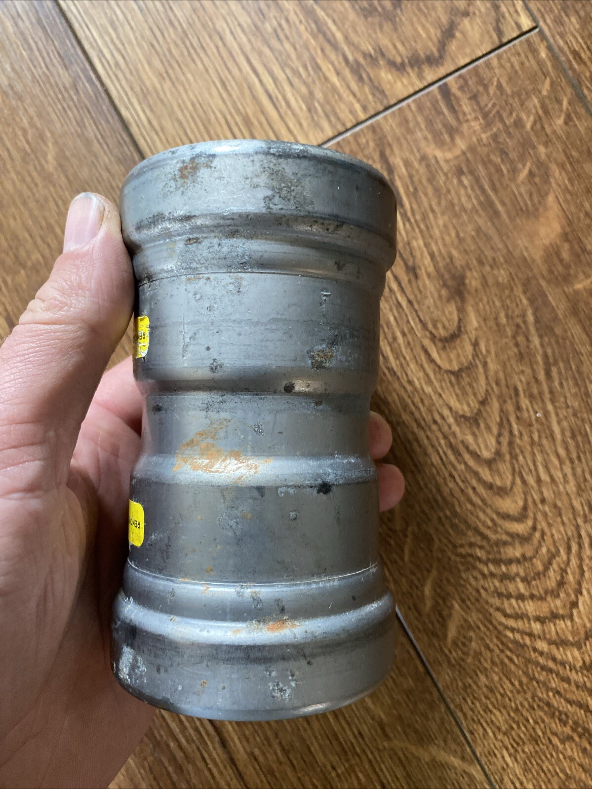 Mueller CP10150G Carbon Steel Coupling With Stop, P X P, 2in X 2in