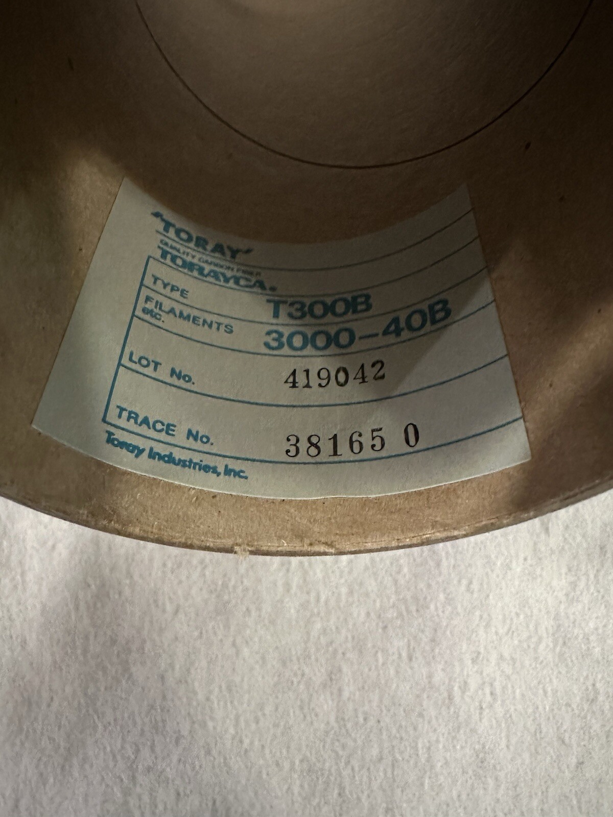 Carbon Fiber Filament 3k Spread Tow. Toray T300b 10 Yards