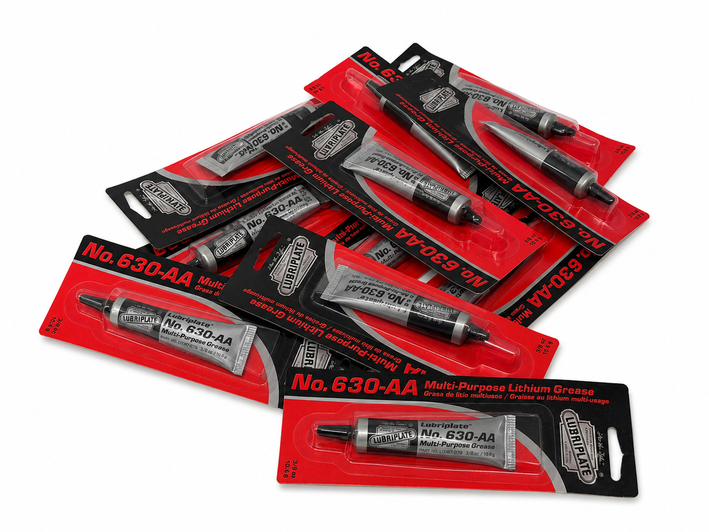 Lot of 11 Lubriplate No. 630-AA Multi-Purpose Lithium Grease 3/8 oz