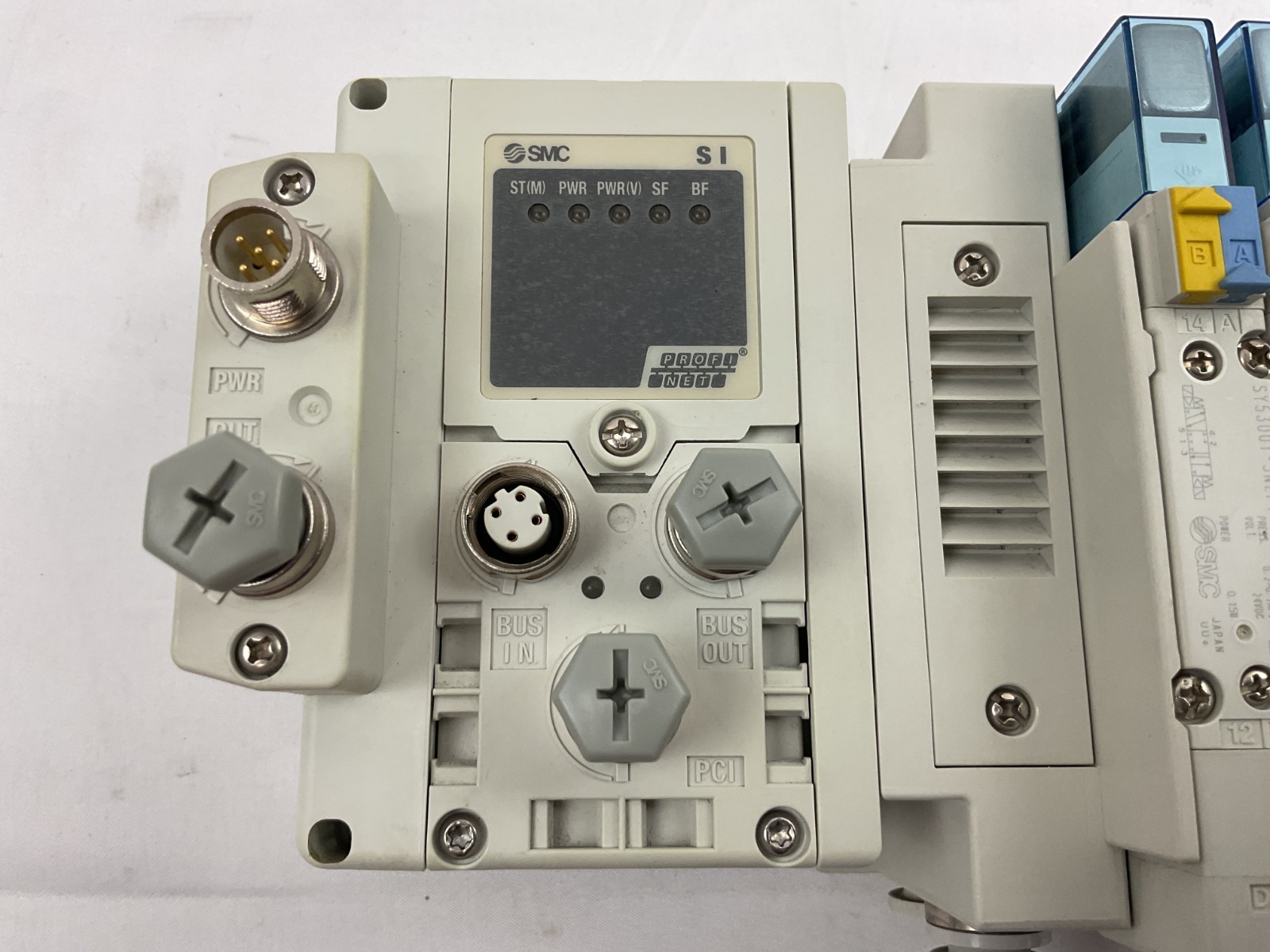 SMC ProfiNet EX600-SPN1 4 Slot Serial Transmission System SY5300T-5NZF1 Solenoid