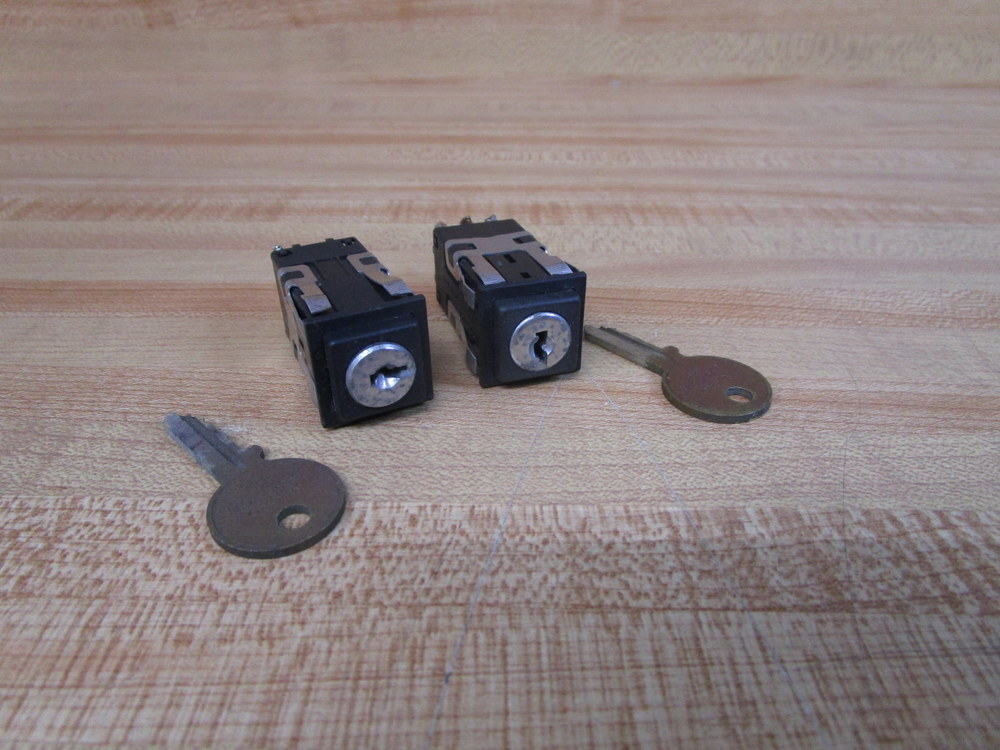 Micro Switch 259A9823P103 Honeywell Lock Switch W/Key (Pack of 2)
