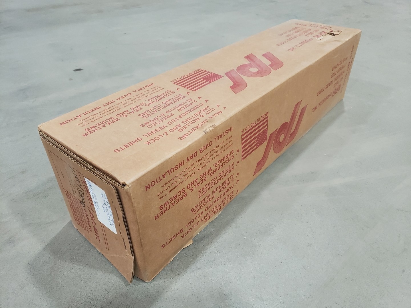 SURPLUS NEW Insul-Mate T-304 0.10″ x 36″ x 50′ Stainless Steel Embossed Roll w/